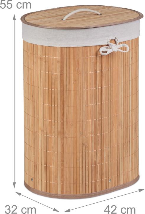 Actual product image Relaxdays Rectangular Hamper (46 l)