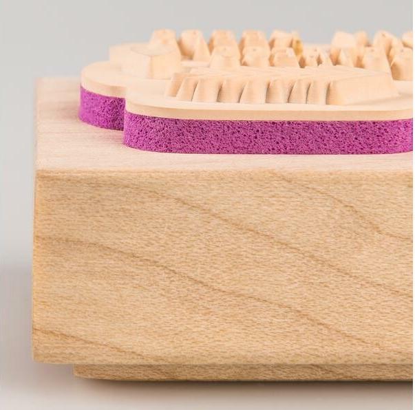 Immagine prodotto Heyda Timbro Motivo Grazie Marrone Chiaro