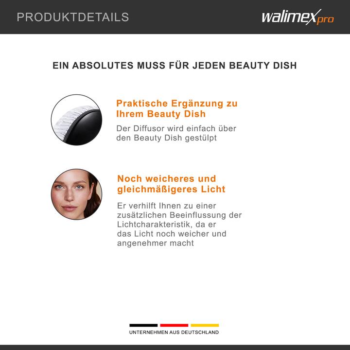 Immagine prodotto Walimex Diffusore Beauty Dish, 70cm (Beauty Dish, 70 cm)