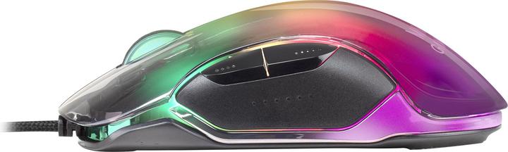 Actual product image Mars Gaming MMGLOW Gaming Mouse RGB Chroma-Glow Mirror Finish 12800 DPI Black (Cable)