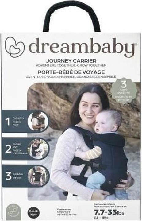 Image du produit Dreambaby Babytrage Babytrage Journey Schwarz