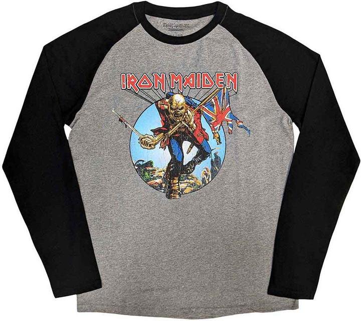 Produktbild Iron Maiden Trooper Burst Raglan Longseeve (L)