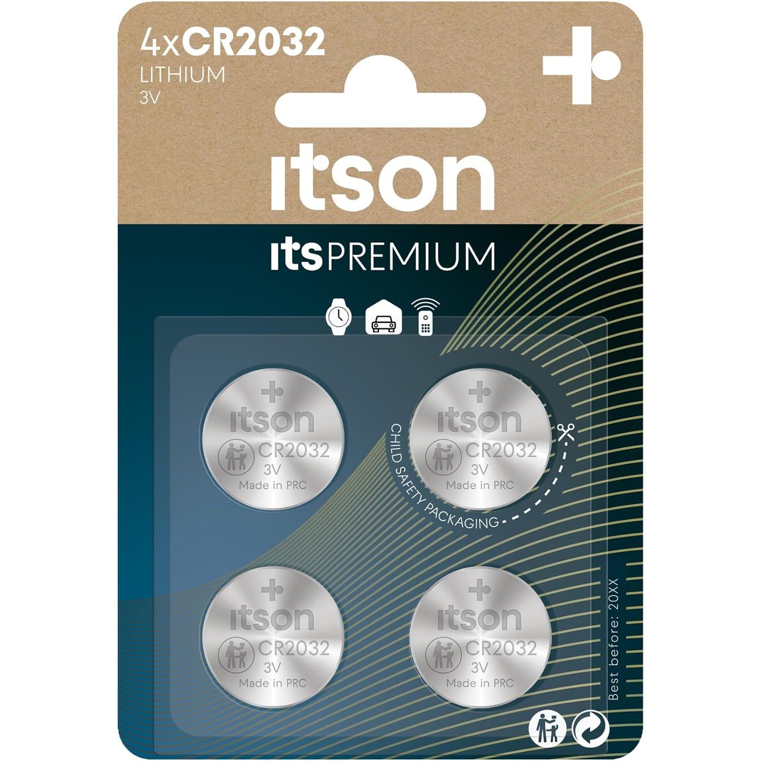 Thumbnail - Itson CR2032 (4 Stk., CR2032), Batterien + Akkus