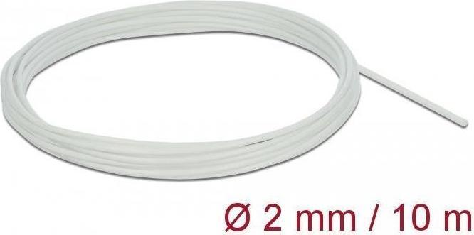 Produktbild Delock Schutzschlauch Glasfasergeflecht 10 m x 2 mm weiss (Kabelschlauch, 1000 cm)