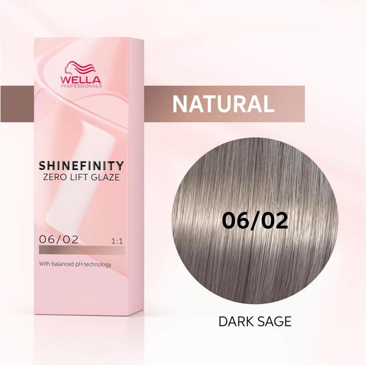 Productafbeelding Wella Shinefinity - Natural 06/02 Dark Sage (06, 02 - Donkere Salie)