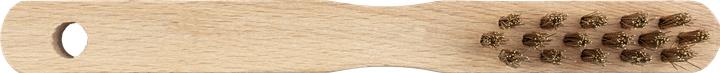 Produktbild wolfcraft 1 Messingdr.-Handbürste, Holzausf. 200mm