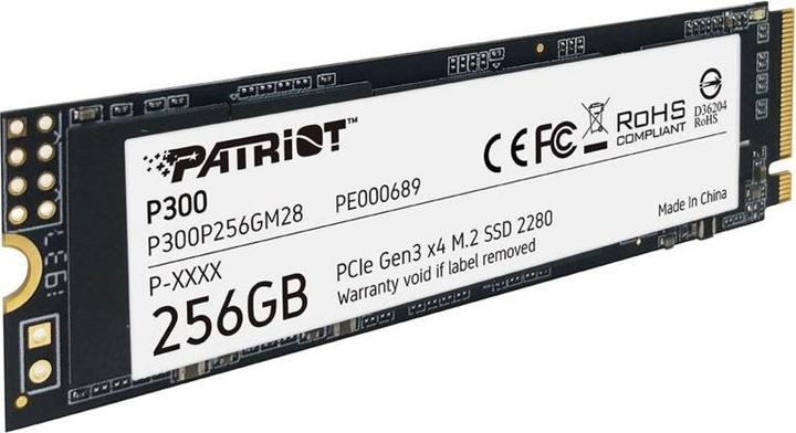Actual product image Patriot P300 SSD 256GB (256 GB, M.2 2280)