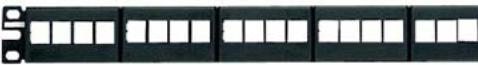 Immagine prodotto Panduit Pannello patch modulare a 24 porte 6 frontalini rimovibili, RJ-45, montaggio a rack, 1U, 482,6 mm