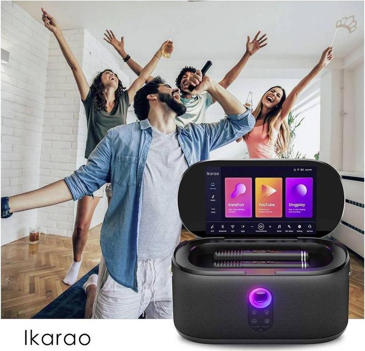 Actual product image Ikarao Karaokebox Shell S1 (8 h, Rechargeable battery operated)