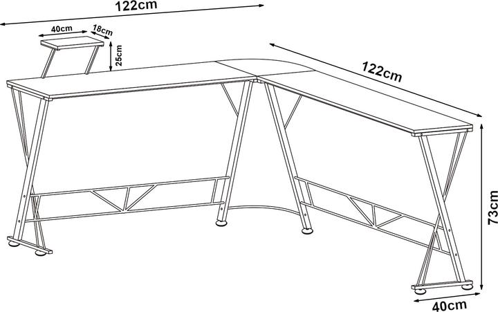 Produktbild En.Casa Yremso (122 x 122 x 98 cm)