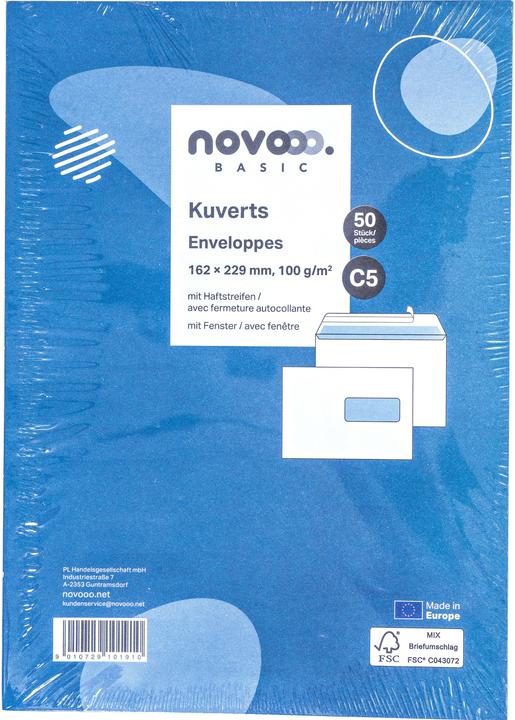 Produktbild Novooo Professional - Couverts (C5, 50x)