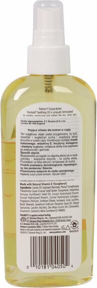 Image du produit Palmers Huile apaisante (Huile pour le corps, 150 ml)