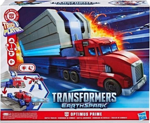 Immagine prodotto Transformers EarthSpark Optimus Prime Battle-Anhänger Spielset