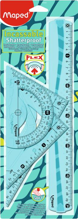 Produktbild Maped Lineal Set (30 cm, Kunststoff)