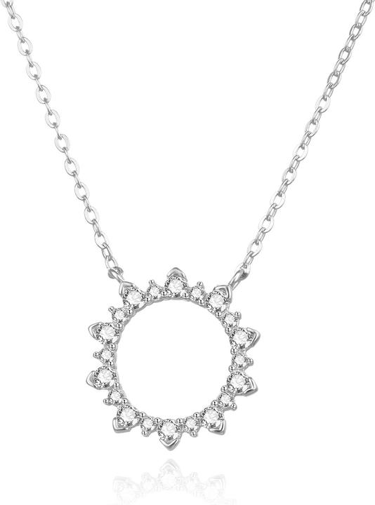 Agato Beautiful silver necklace Sun AGS1571/47 (Silber)