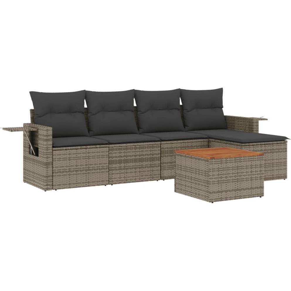 VidaXL, Gartenlounge, 10-tlg. Garten-Lounge-Set mit Kissen