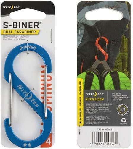 Immagine prodotto Nite Ize S-Biner#4 doppio in alluminio