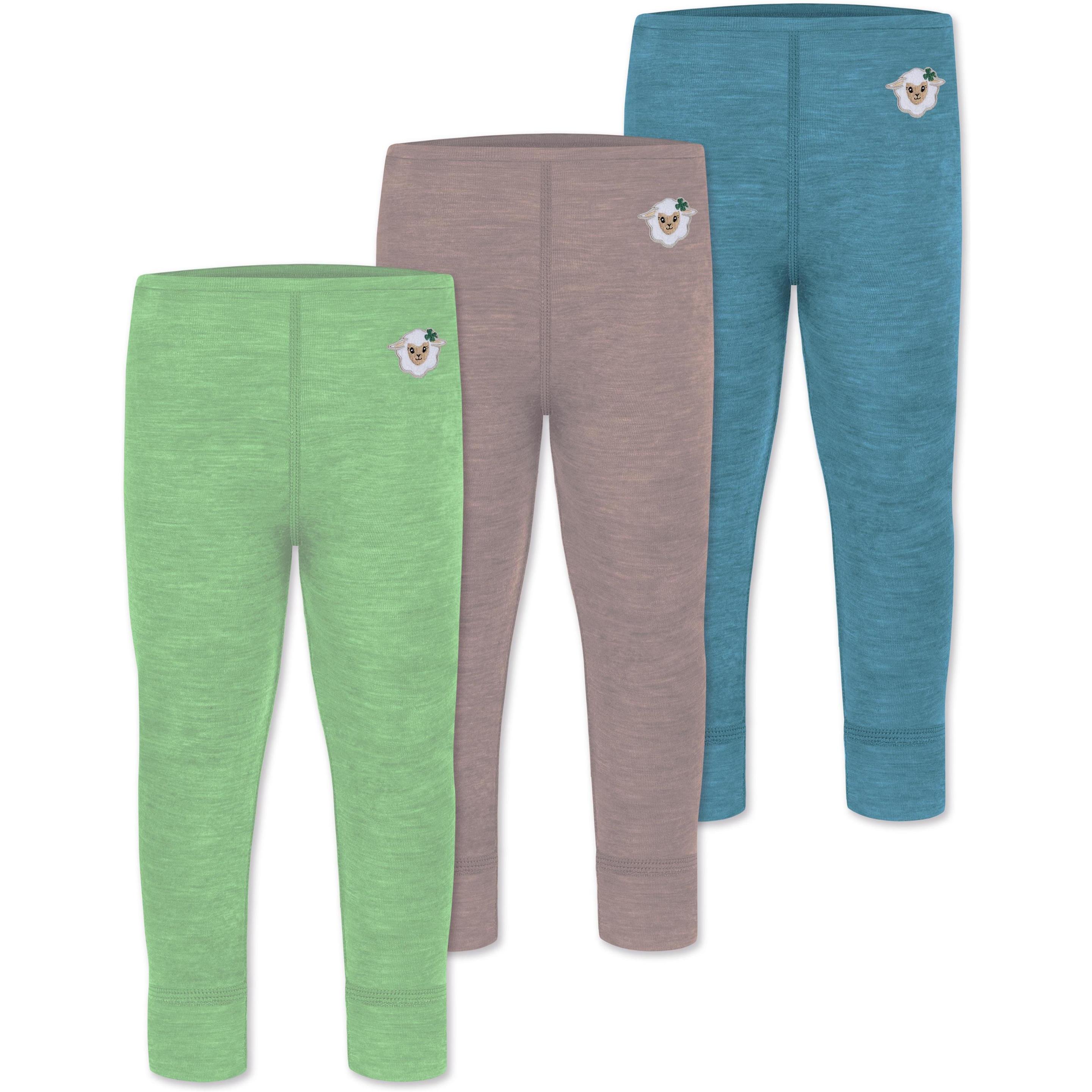 Normani, Herren, Funktionsunterhose, 3er Pack Baby Merino Hose Unterhose „Tihoi" - 9509 (62), Blau, 62