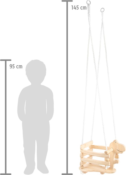 Actual product image small foot Dino swing Rex