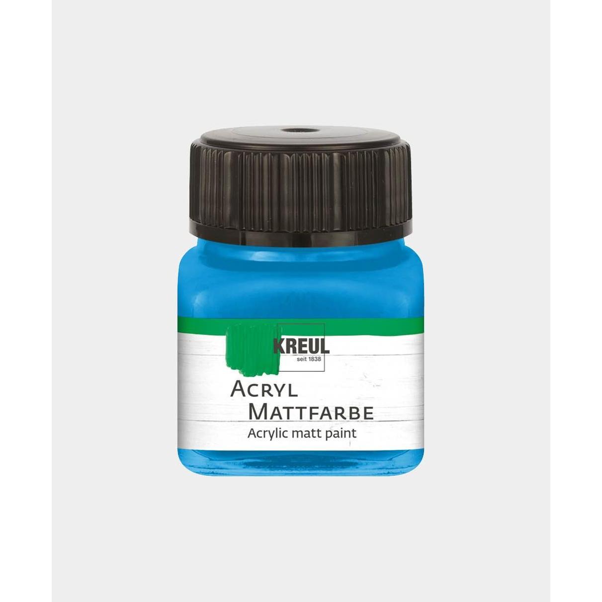 Thumbnail - Kreul, Künstlerfarbe + Bastelfarbe, Acryl Mattfarbe, 20 ml (Hellblau, 20 ml)