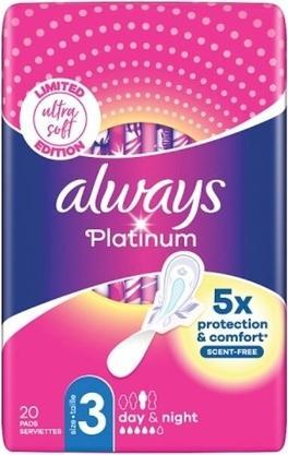 Actual product image Always Platinum Day & Night Long Sanitary Pads