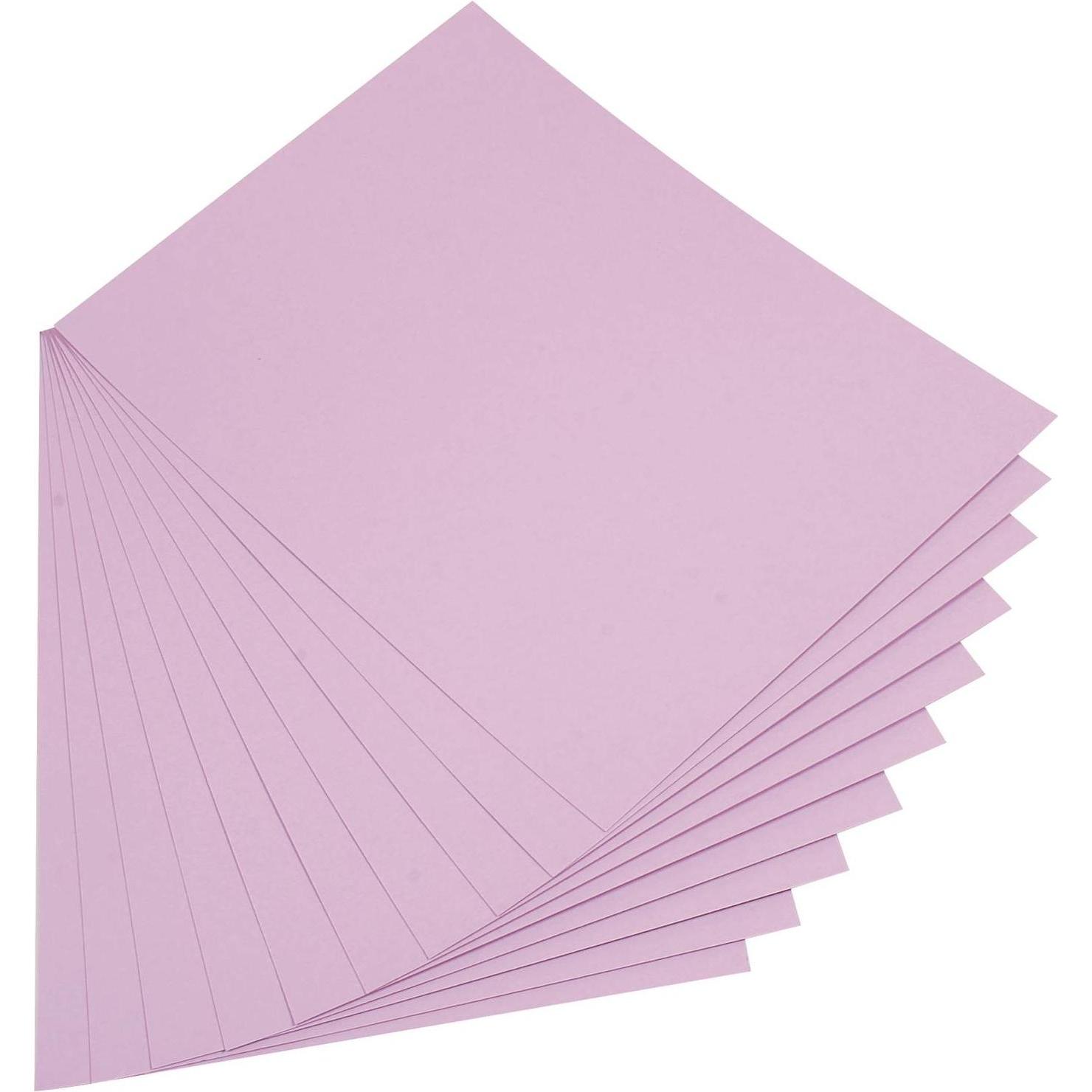 Thumbnail - Folia, Bastelpapier, Tonpapier, (B)500 x (H)700 mm, 130 g/qm, lila (130 g/m², 10 x)