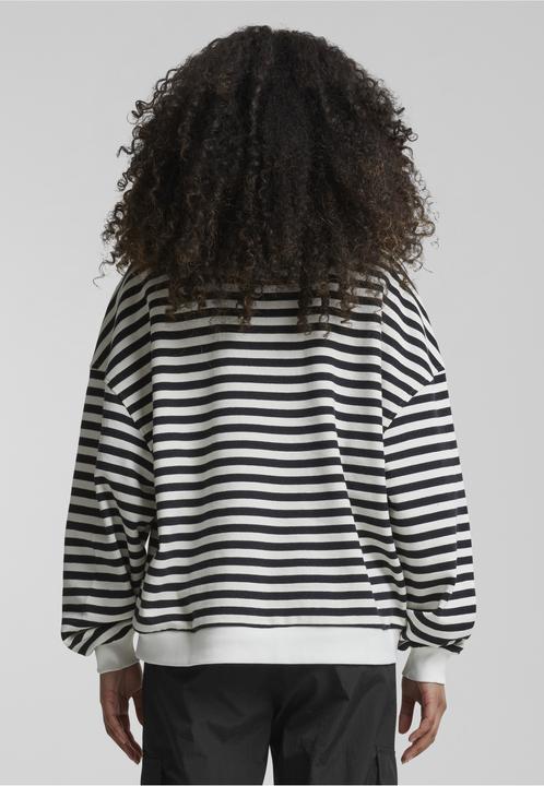 Produktbild Urban Classics Ladies Oversized Striped Crewneck - 137871 (L, S)