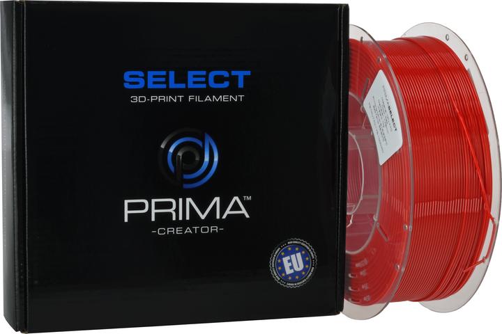 Actual product image Prima Creator PrimaSelect TPU 77D (TPU, 1.75 mm, 1000 g, Red)