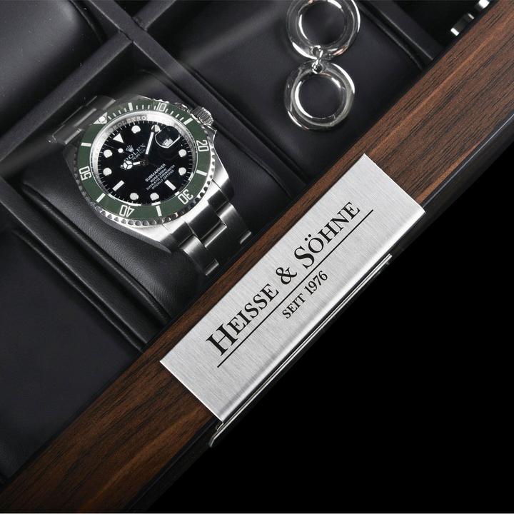 Actual product image Heisse & Söhne Watch box Monteray 8+ - Walnut Semi Matt