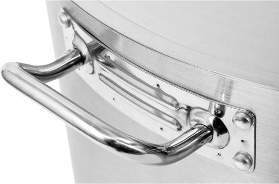Immagine prodotto Yato Brocca Alta Con Coperchio In Acciaio Inox, 16x12 cm (16 cm, Acciaio inossidabile)
