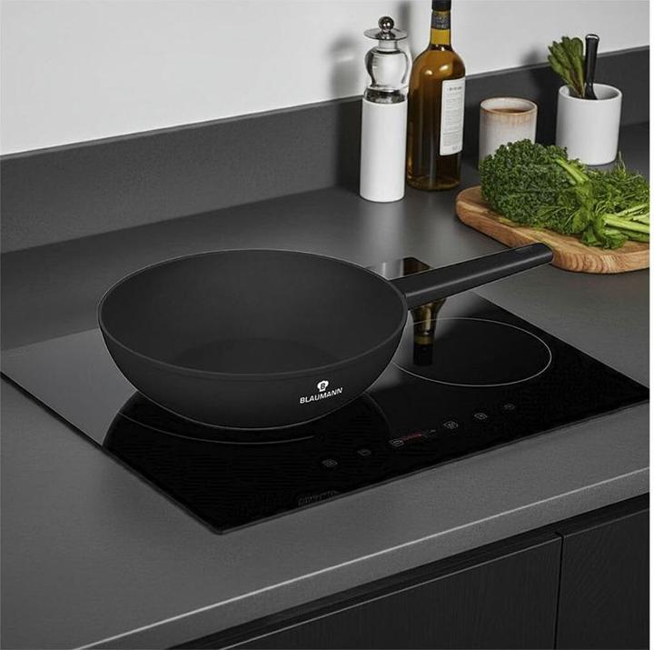 Image du produit Blaumann Wokpfanne Ø 28cm Black Silver Collection (28 cm, Wok, Aluminium)