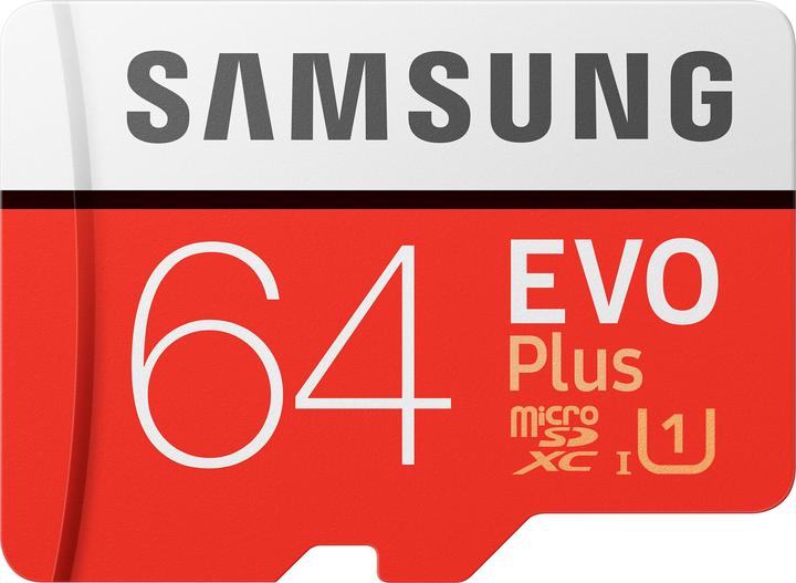 Evo+ (64 GB, microSDXC, U1, UHS-I)
