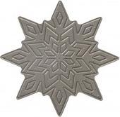 Actual product image Rayher Punching template snowflake, 7cm ø, 1 piece