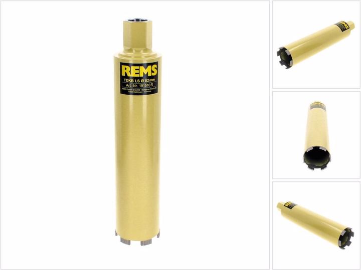 Image du produit Rems TDKB LS Couronnes de carottage à sec diamantées 82 x 320 mm UNC 1 1/4" ( 181510 R ) pour carott (82 mm)