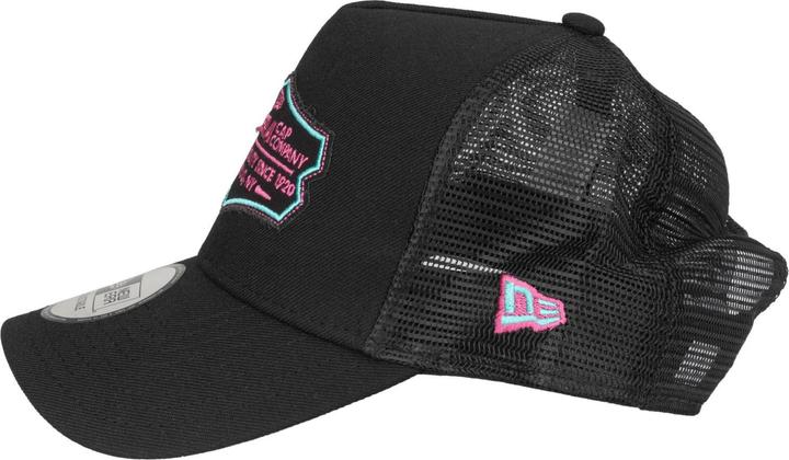 Produktbild New Era Adjustable Trucker Cap - RETRO PATCH schwarz / teal (One Size)