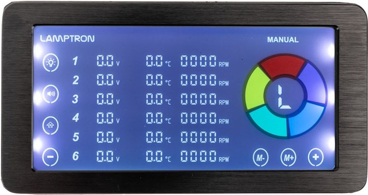 Produktbild Lamptron RF625 fan and ARGB controller black (4 Lüfter)