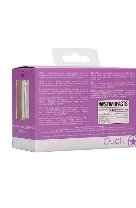 Immagine prodotto Ouch! Plug anale a cuore di diamante