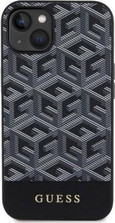 Productafbeelding Guess GUHMP14SHGCFSEK iPhone 14 6.1" czarny/zwart hardcase GCube Stripes MagSafe (Apple iPhone 14)
