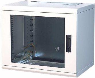 Schweitzer EasyFix - Enclosure - suitable for wall mounting - light gray, RAL 7035 - 15U - 48.3 c (15 RU)