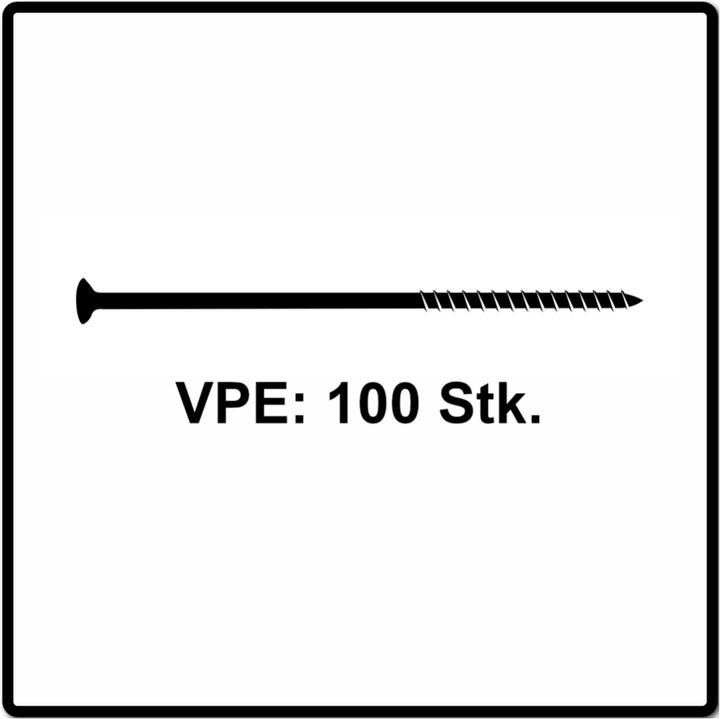 Immagine prodotto Fischer Vite per pannelli truciolari Power-Fast II FPF II 6,0x160 mm 100 pezzi ( 670464 ) testa svasata con (100 Viti per pezzo)