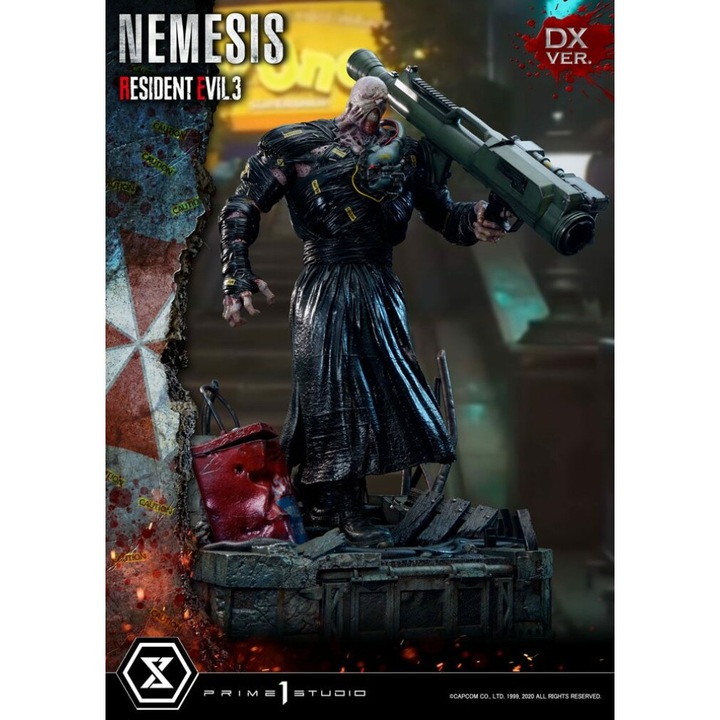 Actual product image Prime 1 Studio Resident Evil 3 statuette 1/4 Nemesis Deluxe Version 92 cm