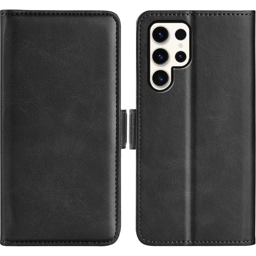 Thumbnail - Screenguard CardLounge Leder Hülle (Samsung Galaxy S24 Ultra), Smartphone Hülle, Schwarz