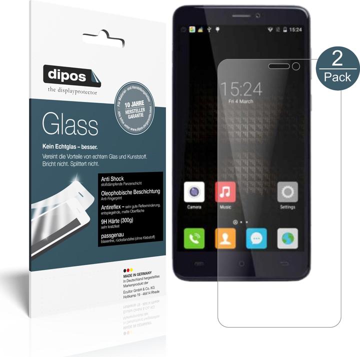 Brotect Pellicola Protettiva Per Doogee S96 Pro (2 Pezzi) - Trasparente, Anti-Impronta, Anti-Graffio - Made In Germany - 2
