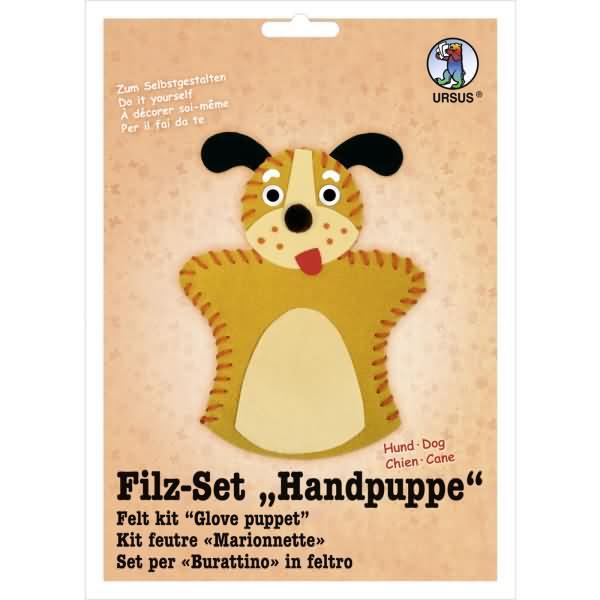 Ursus Filz-Set Handpuppe Hund