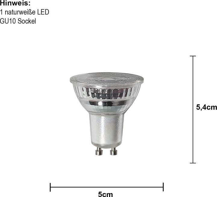 Actual product image Star Trading LED Bulb GU10 MR16 Spotlight Glass (GU10, 270 lm, 1x)