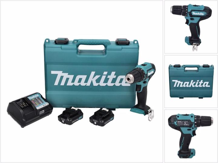 Actual product image Makita Cordless drill driver DF333DWAE 10.8V 2x2.0Ah (Rechargeable battery operated)