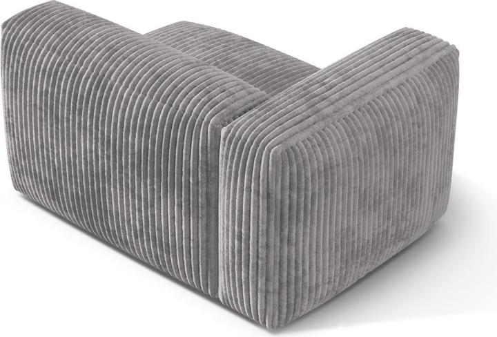 Image du produit Micadoni Chauffeuse Gauche, "Martina", 1 Place, 121x106x75 Fabriqué en Europe (Canapé modulaire, 1 place)