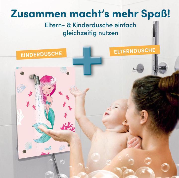 Actual product image Fredi's children's shower mermaid 40 x 30 cm, connection dimensions: Without, version