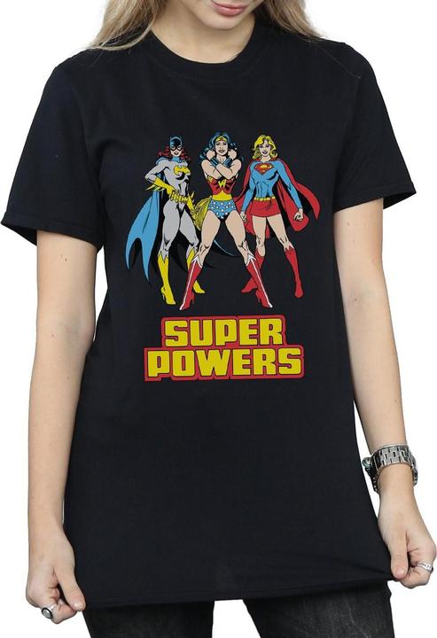 Image du produit DC Super Hero Girls T-shirt boyfriend en coton du groupe Super Power pour femmes/femmes (3XL)