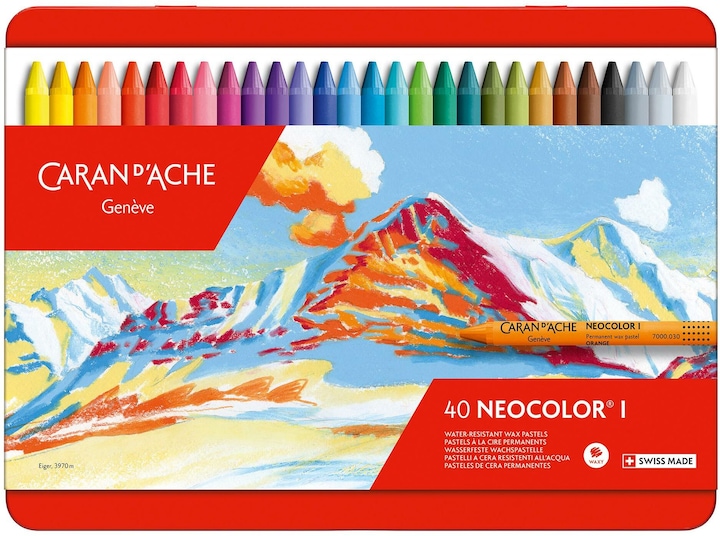 Caran d'Ache Néocolor I (Multicolore, 40 x)